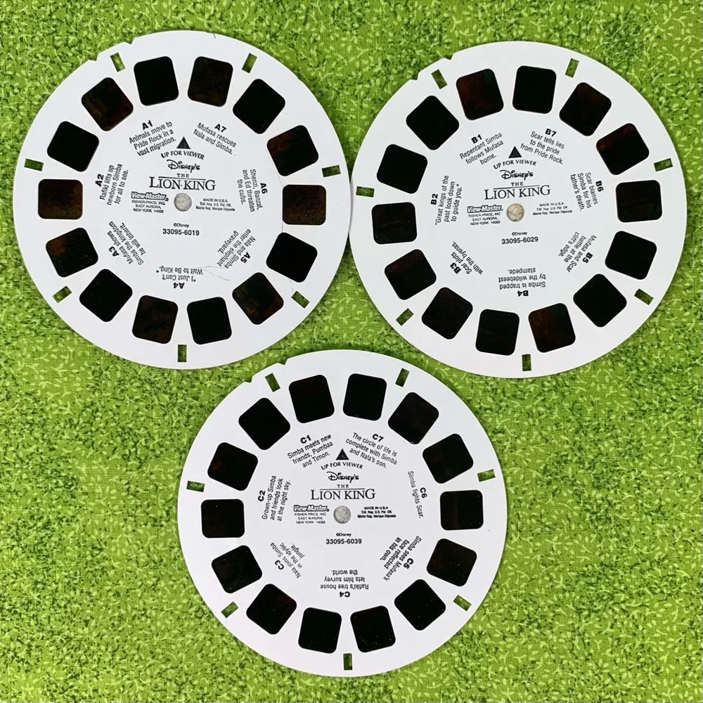 View-Master Mickey Mouse with Lion King, 101 Dalmatians, Toy Story Reels